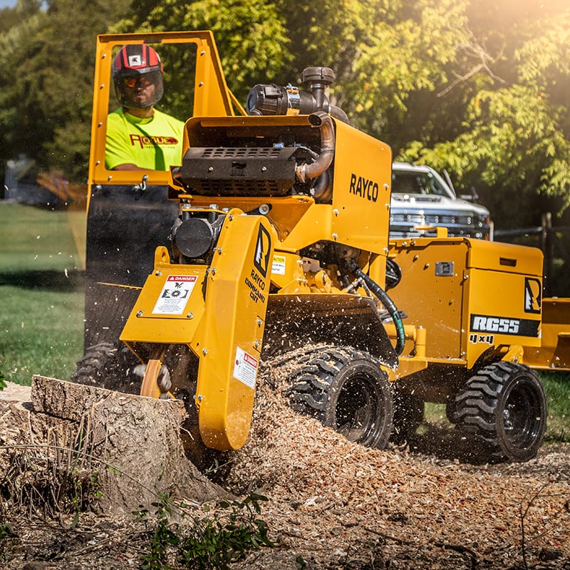 Rayco RG55 Petrol Stump Grinder — Monitor
