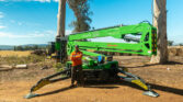 Jordans Tree Services in WA chuffed as with his Leguan 265 Spider Lift - 1