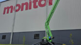 Leguan 195 Spider Lift elevated at Monitor HQ