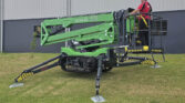 Leguan 195 Spider Lift setup on 17 degree side slope - 5