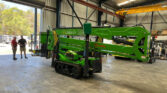 Leguan 265 Spider showing off its compact dimensions and low centre of gravity