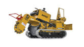 RG55 Trac stump grinder with white background