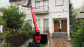 almac crane in confined area