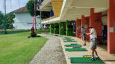 almac crane at golf course