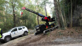 almac crane descending down a slope