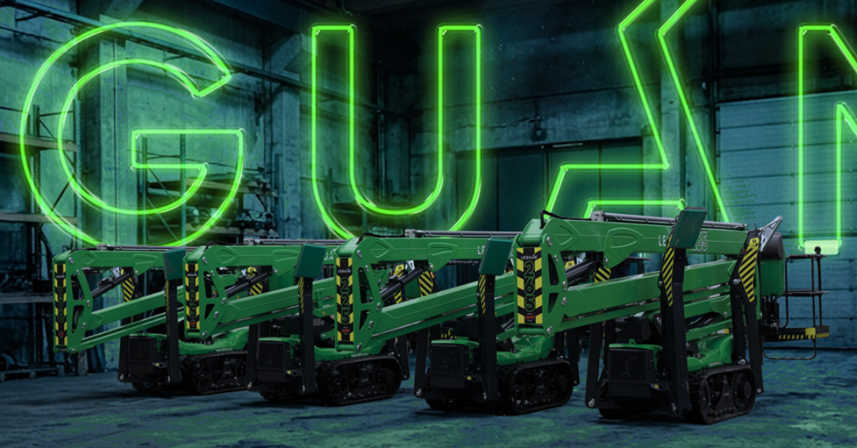 Leguan Lifts Redefines the Electric Spider Lift Market
